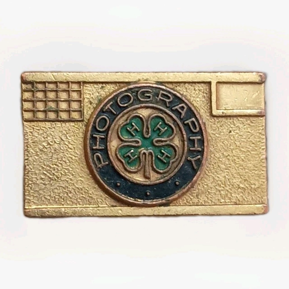 Vintage 4-H Photography County Honor Eastman Kodak Award Lapel Pin Pinback